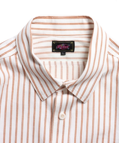 ROTAR(ローター)の「Stripe Work Shirt(シャツ/ブラウス・メンズ・グレー系その他/ホワイト系その他・MEDIUM/LARGE/X-LARGE)」の14枚目の写真