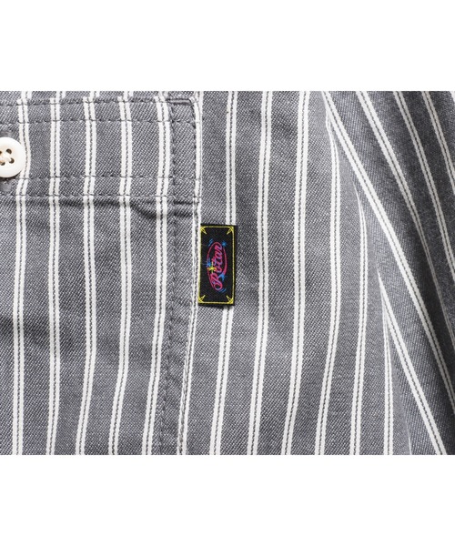 ROTAR(ローター)の「Stripe Work Shirt(シャツ/ブラウス・メンズ・グレー系その他/ホワイト系その他・MEDIUM/LARGE/X-LARGE)」の15枚目の写真