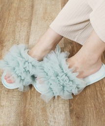 Per sist ence（パーシエンス）の「チュールフリルルームシューズ（ルームシューズ/スリッパ）」