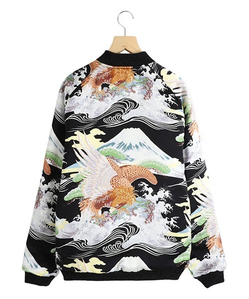 GOLD（ゴールド）の「東洋エンタープライズ GOLD / ゴールド：SPECIAL EDITION VELVETEEN SOUVENIER JACKET “GREEN DRAGON“：24B-GL15551[MUS]（スカジャン・メンズ・ブラック・中/大/小）」の8枚目の写真