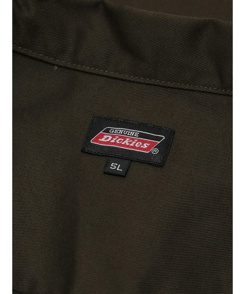 Dickies(ディッキーズ)の「GENUINE Dickies (ジェニュインディッキーズ) 無地 フラップポケット ツイルワークシャツ 51600020(シャツ/ブラウス・メンズ・ブラック/カーキ・3L/4L/5L)」の20枚目の写真