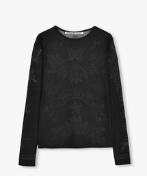 ANNA SUI（アナスイ）の「nycタトゥーシアートップス（Tシャツ/カットソー）」