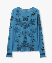 ANNA SUI NYC（アナ スイ エヌ ワイ シー）の「nycタトゥーシアートップス（Tシャツ/カットソー）」