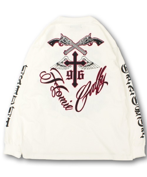 GALFY（ガルフィー）チカーノがるTee/トライバル柄袖プリントロンT