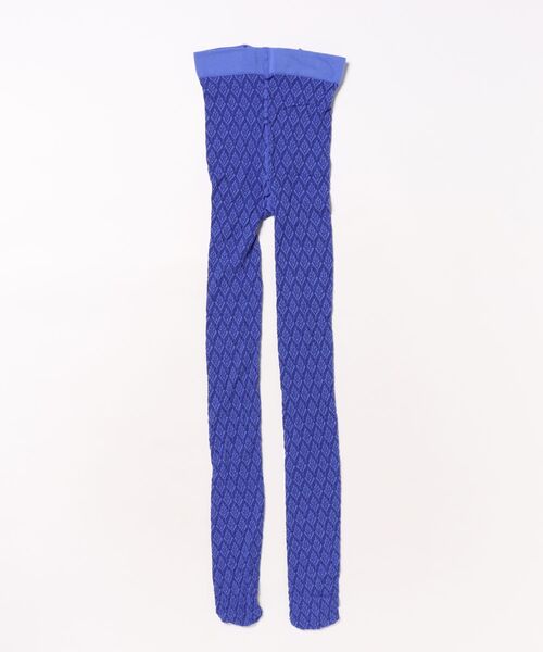 IMARI（イマリ）の「【 IMARI / イマリ 】 レトロ ジャガード フラワー タイツ #（タイツ/ストッキング・レディース・ブラック/ブラウン/パープル/ブルー/グレー・FREE）」の8枚目の写真