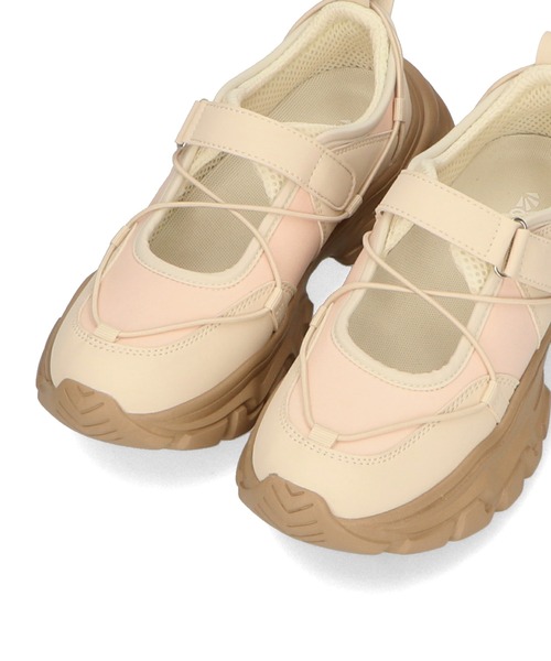 ORiental TRaffic(オリエンタルトラフィック)の「チューブストラップデザインベルトスニーカー/OT3751(スニーカー・レディース・シルバー/ピンク/ブラック・41/39/40/35/36/37/38)」の14枚目の写真