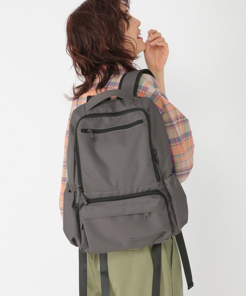 studio CLIP（スタディオクリップ）の「【人間工学に基づいて考えた！】からだよろこぶ楽々リュックサック（バックパック/リュック・レディース・チャコール/ブラック・FREE）」の2枚目の写真