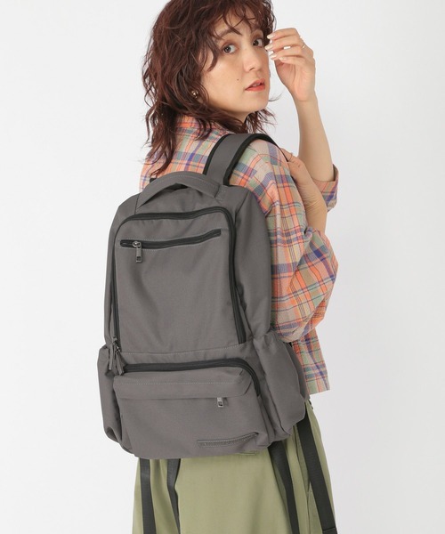 studio CLIP（スタディオクリップ）の「【人間工学に基づいて考えた！】からだよろこぶ楽々リュックサック（バックパック/リュック・レディース・チャコール/ブラック・FREE）」の3枚目の写真