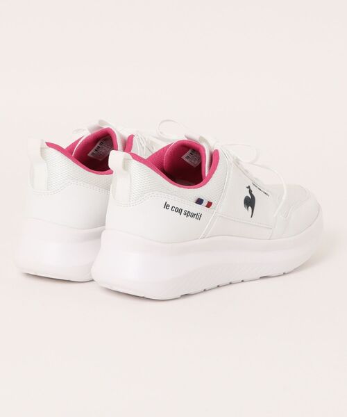 le coq sportif(ルコックスポルティフ)の「《le coq sportif》LCS マルヌ(スニーカー・レディース・ホワイト×ネイビー/ブラック×ホワイト・23.5cm/24.0cm/24.5cm/23.0cm/22.5cm/25.0cm)」の4枚目の写真