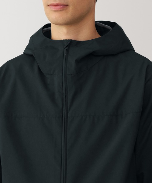 無印良品（ムジルシリョウヒン）の「紳士　撥水　フードジャケット（その他アウター・メンズ・ブルー系/ダークネイビー/グレー/ブラック/アイボリー/ブラウン系・S/M/L/XL）」の18枚目の写真