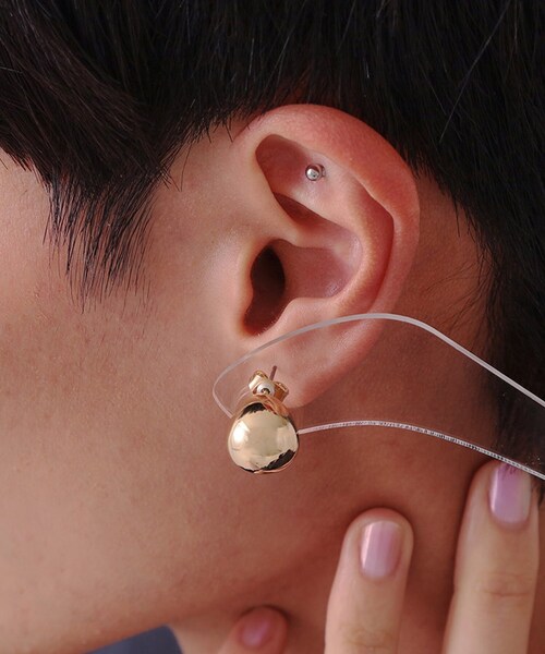 OPAQUE.CLIP（オペークドットクリップ）の「メタルピアス（ピアス（両耳用）・レディース・ゴールド/シルバー・00）」の3枚目の写真