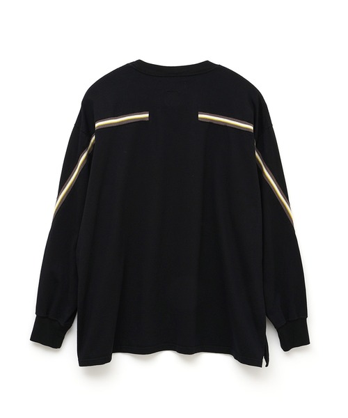 FACETASM（ファセッタズム）の「FACETASM/ファセッタズム MINI RIB LONGSLEEVE TEE ロンT（Tシャツ/カットソー・メンズ・ブルー/ブラック/ホワイト・4/3/5）」の4枚目の写真