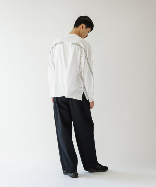 FACETASM（ファセッタズム）の「FACETASM/ファセッタズム MINI RIB LONGSLEEVE TEE ロンT（Tシャツ/カットソー・メンズ・ブルー/ブラック/ホワイト・4/3/5）」の22枚目の写真