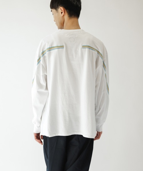 FACETASM（ファセッタズム）の「FACETASM/ファセッタズム MINI RIB LONGSLEEVE TEE ロンT（Tシャツ/カットソー・メンズ・ブルー/ブラック/ホワイト・4/3/5）」の17枚目の写真