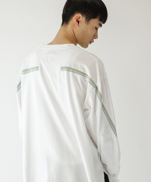 FACETASM（ファセッタズム）の「FACETASM/ファセッタズム MINI RIB LONGSLEEVE TEE ロンT（Tシャツ/カットソー・メンズ・ブルー/ブラック/ホワイト・4/3/5）」の12枚目の写真