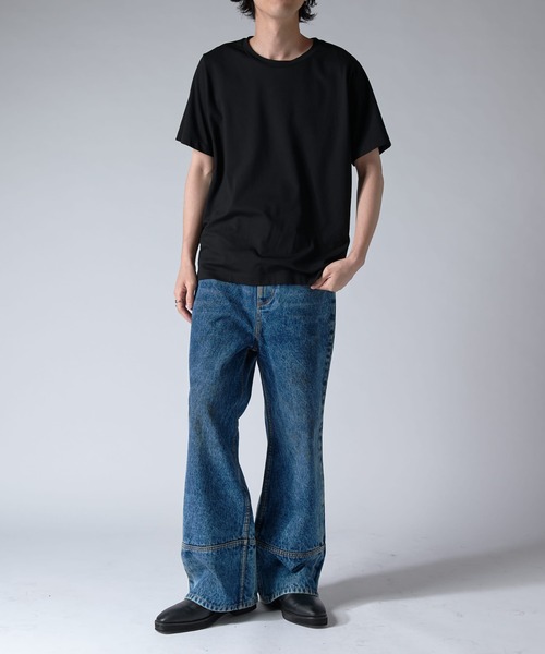 Lui's（ルイス）の「00's ケミカルウォッシュドワイドパンツ（デニム