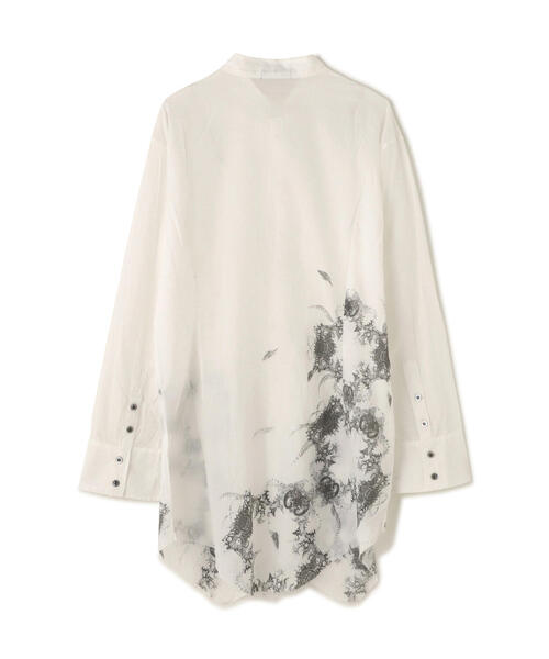 KMRii（ケムリ）の「KMRii/ケムリ/別注Stand Collar Layer Shirt（シャツ/ブラウス・メンズ・ブラック/ホワイト・1/2/3）」の12枚目の写真