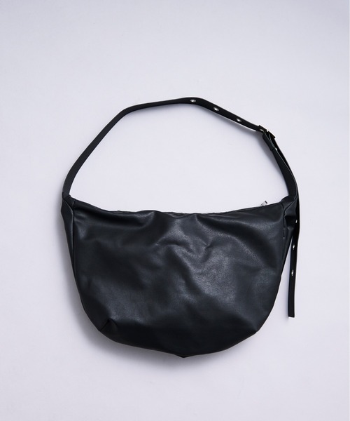   ブラックショルダーバッグ tk.TAKEO KIKUCHI ショルダーバッグ バッグ バイカラースクエア