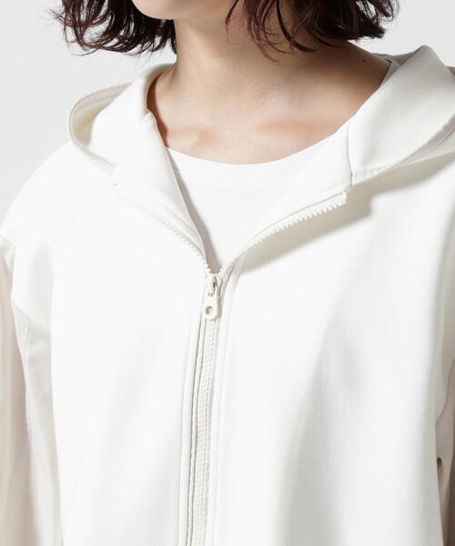 Risley（リズレー）の「Risley/リズレー/バックメッシュフリルパーカ（パーカー・レディース・ホワイト/グレー・F）」の17枚目の写真