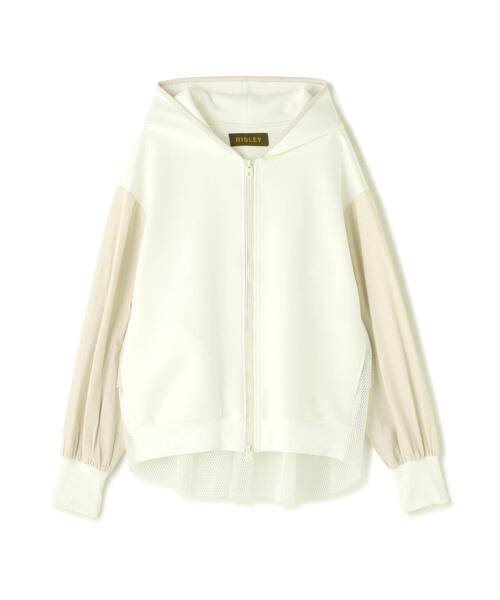 Risley（リズレー）の「Risley/リズレー/バックメッシュフリルパーカ（パーカー・レディース・ホワイト/グレー・F）」の21枚目の写真