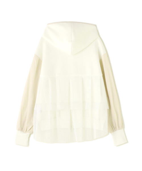 Risley（リズレー）の「Risley/リズレー/バックメッシュフリルパーカ（パーカー・レディース・ホワイト/グレー・F）」の22枚目の写真