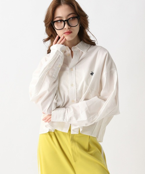 FOREVER 21（フォーエバー トゥエンティーワン）の「【2025SS】【Beverly Hills Polo Club】クロップドシャツ（シャツ/ブラウス・レディース・ブラック/オフホワイト/グレー系その他/グリーン系その他/ブルー系その他/レッド系その他・FREE）」の15枚目の写真