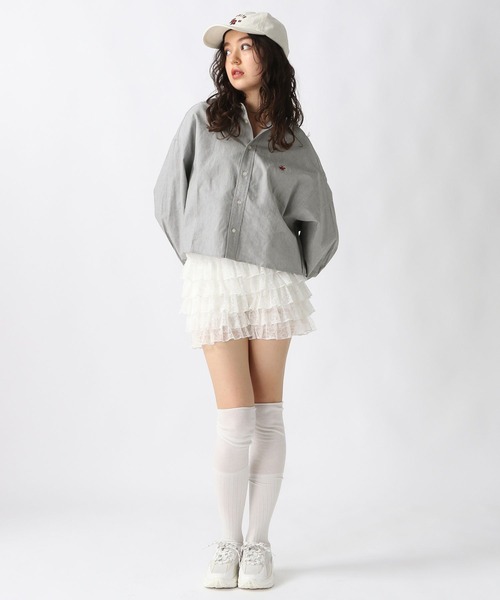 FOREVER 21（フォーエバー トゥエンティーワン）の「【2025SS】【Beverly Hills Polo Club】クロップドシャツ（シャツ/ブラウス・レディース・ブラック/オフホワイト/グレー系その他/グリーン系その他/ブルー系その他/レッド系その他・FREE）」の19枚目の写真