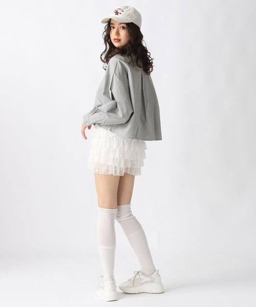 FOREVER 21（フォーエバー トゥエンティーワン）の「【2025SS】【Beverly Hills Polo Club】クロップドシャツ（シャツ/ブラウス・レディース・ブラック/オフホワイト/グレー系その他/グリーン系その他/ブルー系その他/レッド系その他・FREE）」の20枚目の写真