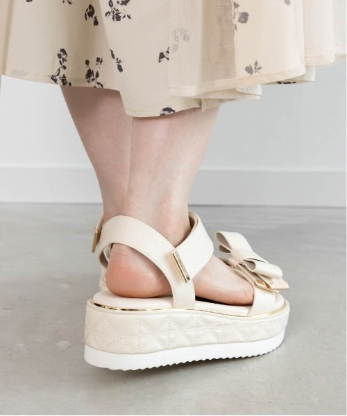 セール】2WAY リボンスポーツサンダル（サンダル）｜RANDA（ランダ）の