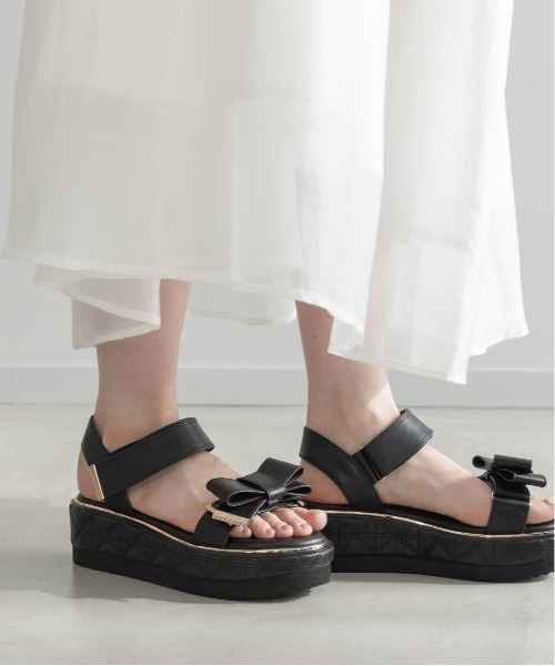 セール】2WAY リボンスポーツサンダル（サンダル）｜RANDA（ランダ）の