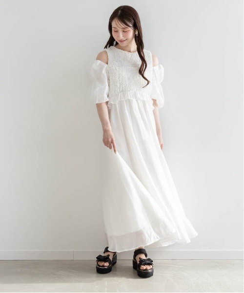 RANDA（ランダ）の「2WAY リボンスポーツサンダル（サンダル・レディース・グレー/ブラック/アイボリー・L/LL/M/S）」の21枚目の写真