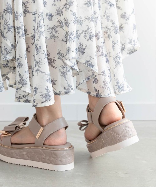 セール】2WAY リボンスポーツサンダル（サンダル）｜RANDA（ランダ）の