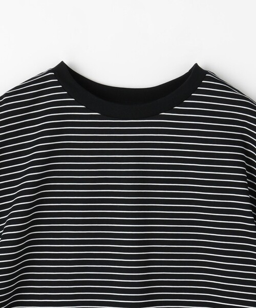 green label relaxing(グリーンレーベルリラクシング)の「パフギャザースリーブ プルオーバー カットソー(Tシャツ/カットソー・レディース・その他2/その他1/ブラック/オフホワイト・FREE)」の19枚目の写真