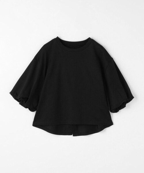 tシャツ パフギャザースリーブ プルオーバー カットソー レディース green label relaxing tシャツ パフギャザースリーブ プル