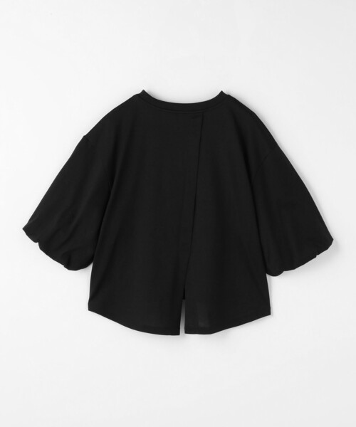 パフギャザースリーブ プルオーバー カットソー（Tシャツ
