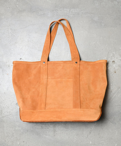 EARLE(アール)の「EARLE アール / Shoe sole basket tote bag L レザートートバッグ ビッグボートバッグ / ER5501(トートバッグ・メンズ・ブラウン/ブラック・FREE)」の2枚目の写真