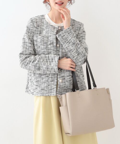 SHOO・LA・RUE(シューラルー)の「3WAYトートバッグ(トートバッグ・レディース・ベージュ系4/ブラック/ナチュラル・00)」の7枚目の写真