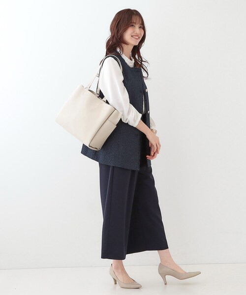 SHOO・LA・RUE(シューラルー)の「3WAYトートバッグ(トートバッグ・レディース・ベージュ系4/ブラック/ナチュラル・00)」の10枚目の写真