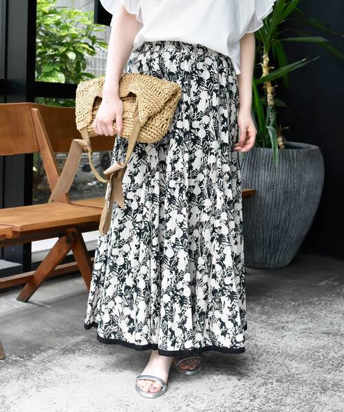 セール! Anthropologie フローラル お花柄スカート♪ 楽天市場】フラワーデザインスカート スカート レディース