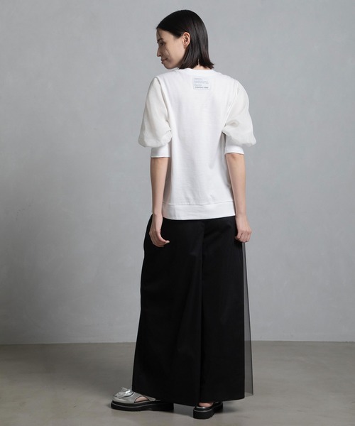 MARECHAL TERRE（マルシャルテル）の「ジョイントトップス（Tシャツ/カットソー・レディース・ブラック/オフホワイト/ベージュ/ブラック×ホワイト・MEDIUM）」の11枚目の写真