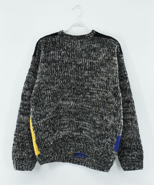 LABORATORY R(ラボラトリーアール)の「【ヴィンテージ古着】80’s STREET SCENES デザインニット(ニット/セーター・メンズ・グレー・LARGE)」の4枚目の写真