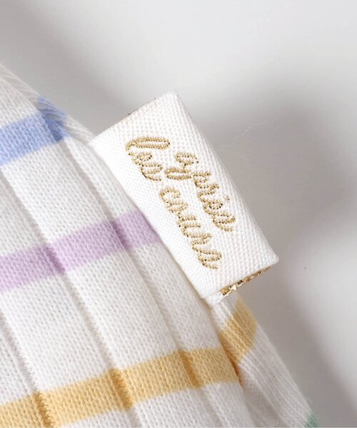 apres les cours（アプレレクール）の「セーラー衿ボディースーツ（ロンパース・キッズ・オフホワイト/サックスブルー/レインボー・70/80）」の21枚目の写真