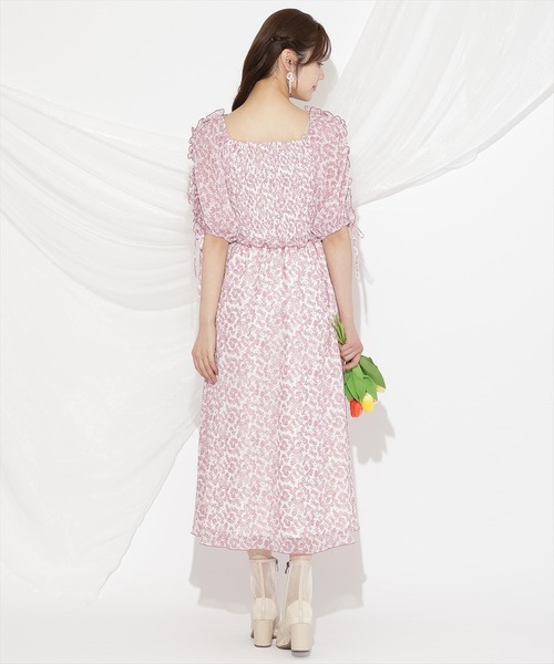 WILLSELECTION(ウィルセレクション)の「ミニフラワーシャーリングワンピース(ワンピース・レディース・ブルー系その他/ホワイト系その他/レッド系その他・FREE)」の8枚目の写真