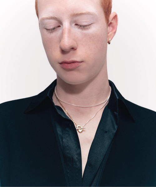 TEN. MIX SILVER 18KGP ポウムラリエット　ネックレス SILVER 18KGP ポウムラリエット（ネックレス）｜TEN.（テン）の