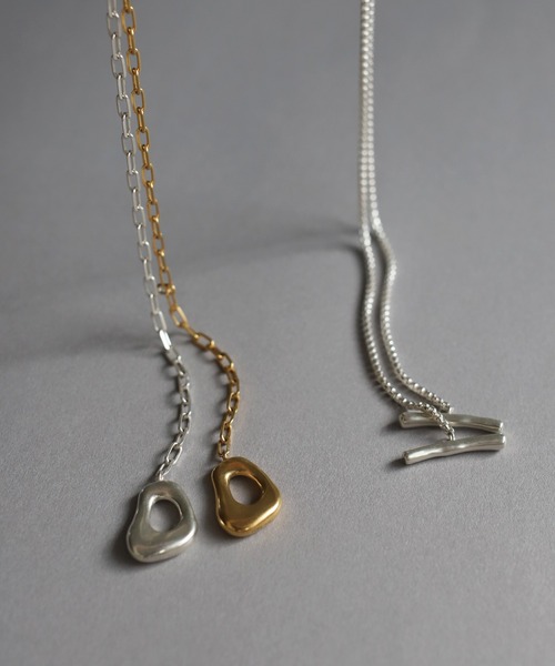 SILVER 18KGP ポウムラリエット（ネックレス）｜TEN.（テン）の