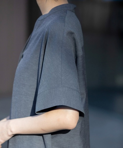 Munich（ミューニック）の「【UVカット】【速乾性】【接触冷感】麻混ツイルコンビネゾン（つなぎ/オールインワン・レディース・グレイッシュベージュ/ブラック/ダークグレー・M/S）」の20枚目の写真