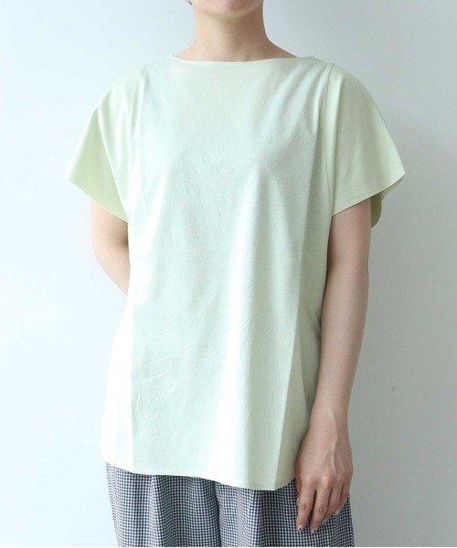 yuni（ユニ　）の「ハイパワーポンチ フレンチプルオーバー（Tシャツ/カットソー・レディース・ブラック/ホワイト/ボルドー/イエロー・FREE）」の3枚目の写真