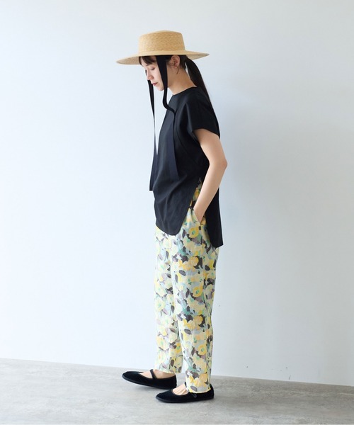 yuni（ユニ　）の「ハイパワーポンチ フレンチプルオーバー（Tシャツ/カットソー・レディース・ブラック/ホワイト/ボルドー/イエロー・FREE）」の17枚目の写真