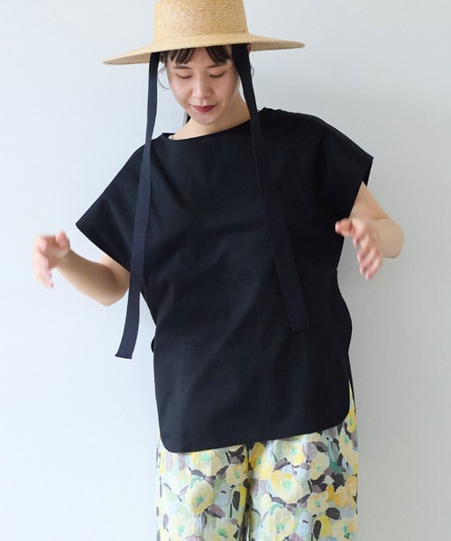 yuni（ユニ　）の「ハイパワーポンチ フレンチプルオーバー（Tシャツ/カットソー・レディース・ブラック/ホワイト/ボルドー/イエロー・FREE）」の14枚目の写真