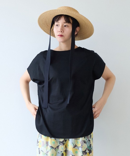 yuni（ユニ　）の「ハイパワーポンチ フレンチプルオーバー（Tシャツ/カットソー・レディース・ブラック/ホワイト/ボルドー/イエロー・FREE）」の15枚目の写真